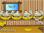 Флеш игра онлайн Курятник / Egg Scramblers