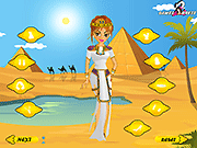 Флеш игра онлайн Египетская Девушка Dressup / Egyptian Girl Dressup