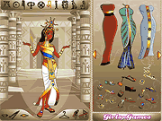 Флеш игра онлайн Египетская Принцесса Одеваются
