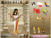 Флеш игра онлайн Египетской царицы одеваются