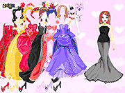 Флеш игра онлайн Элегантное Платье Dressup / Elegant Gown Dressup
