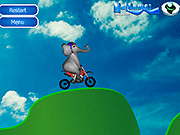 Флеш игра онлайн Велосипед Слон  / Elephant Bike