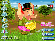 Флеш игра онлайн Одеваются Слон / Elephant Dressup