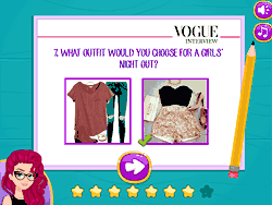 Флеш игра онлайн Работа мечты для Элли / Ellie's Vogue Dream Job