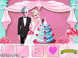 Флеш игра онлайн Эльза и Джек готовятся к свадьбе