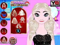 Флеш игра онлайн Эльза Прически Невесты / Elsa Bride Hairstyles