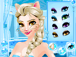 Флеш игра онлайн Эльза собирается на свадьбу королевы кошек