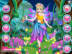 Флеш игра онлайн Эльза Фея Платье Вверх / Elsa Fairy Dress Up