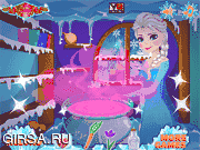 Флеш игра онлайн Эльза Замороженные Магия / Elsa Frozen Magic