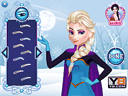Флеш игра онлайн невероятный макияж Эльзы / Elsa Great Makeover