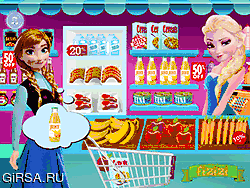 Флеш игра онлайн Продуктовый магазин Эльзы / Elsa Grocery Store