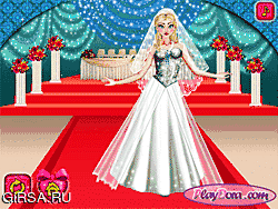 Флеш игра онлайн День свадьбы Эльзы