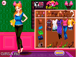Флеш игра онлайн Макияж девушки - подростка Elsas / Elsas Teen Girl Makeover