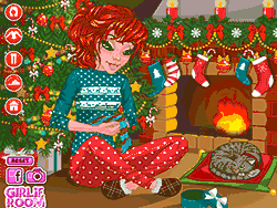 Флеш игра онлайн Дневники Эмили: Рождественский роман / Emily's Diary: Christmas Romance