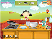 Флеш игра онлайн Эммы рецепты сладкие блинчики / EmmaвЂ™s Recipes Sweet Pancakes