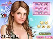 Флеш игра онлайн Макияж для Эммы Уотсон / Emma Watson Celebrity Makeover 