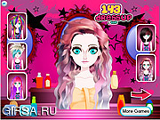 Флеш игра онлайн Салон красоты / Emo Beauty Hair Salon Makeup