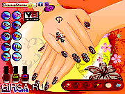 Флеш игра онлайн Эмо-ногти