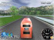 Флеш игра онлайн English Bus Racing 