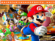 Флеш игра онлайн Невидимые буквы. Освобождение Марио / Escape Mario Hidden Alphabets 
