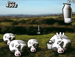 Флеш игра онлайн Кризис коровьего молока / Exploding Cow Milk Crisis