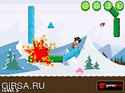 Флеш игра онлайн Взрывающиеся пингвины