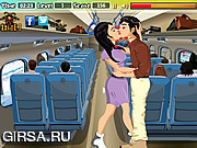 Флеш игра онлайн Поцелуй в экспрессе / Express Train Kiss