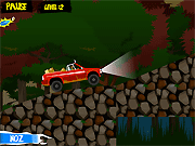 Флеш игра онлайн Экстремальный Грузовик Сафари  / Extreme Safari Truck