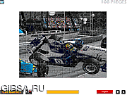Флеш игра онлайн Мозайка F1 / F1 Jigsaw
