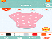 Флеш игра онлайн Fab Tee Designer