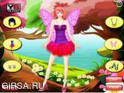 Флеш игра онлайн Фея в цветном лесу / Fairy In The Colored Forest
