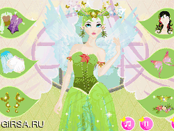 Флеш игра онлайн Волшебная лилия / Fairy Makeup Lily