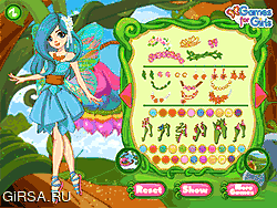 Флеш игра онлайн Сказочный Дизайн Вечернее Платье / Fairy Party Dress Design