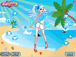 Флеш игра онлайн Волшебная подводная принцесса / Fairy Princess Undersea