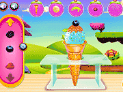 Флеш игра онлайн Фэнтези Ледяной Земле Крем / Fantasy Ice Cream Land