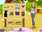 Флеш игра онлайн Фермерский образ / Farm Girl Dress Up