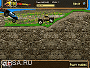 Флеш игра онлайн Гонки на грузовиках / Farm Truck Race 
