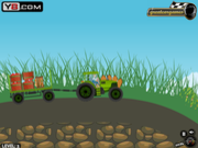Флеш игра онлайн Фермер Тэд / Farmer Ted's Tractor Rush 