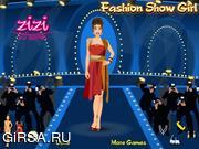 Флеш игра онлайн Мода Девушка / Fashion Show Girl