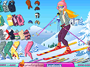 Флеш игра онлайн Мода Лыжи Девушки Одеваются
