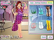 Флеш игра онлайн Модная студия - праздничный наряд / Fashion Studio - Party Outfit