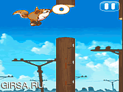 Флеш игра онлайн Жира Белка / Fat Squirrel