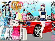 Флеш игра онлайн Ferrari Dress Up