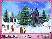 Флеш игра онлайн Найти Рождественские Объекты / Find The Christmas Objects