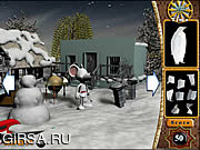 Флеш игра онлайн найти объект в снежной стране
