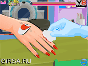 Флеш игра онлайн Травмы Пальца