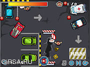 Флеш игра онлайн Парковка пожарной машины