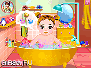 Флеш игра онлайн Во-первых Детские ванны