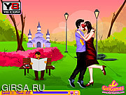 Флеш игра онлайн Первый поцелуй