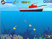 Флеш игра онлайн Рыбалка Делюкс / Fishing Deluxe
